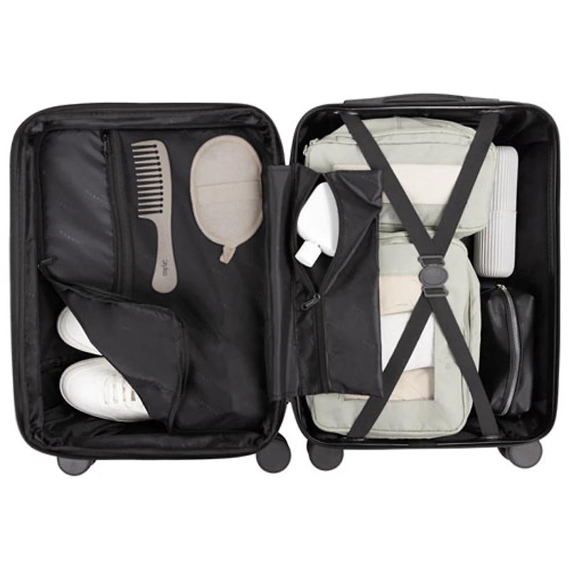 Bagage de cabine rigide extensible de 21,5 po et sac à dos New York de Bugatti - Bleu marine