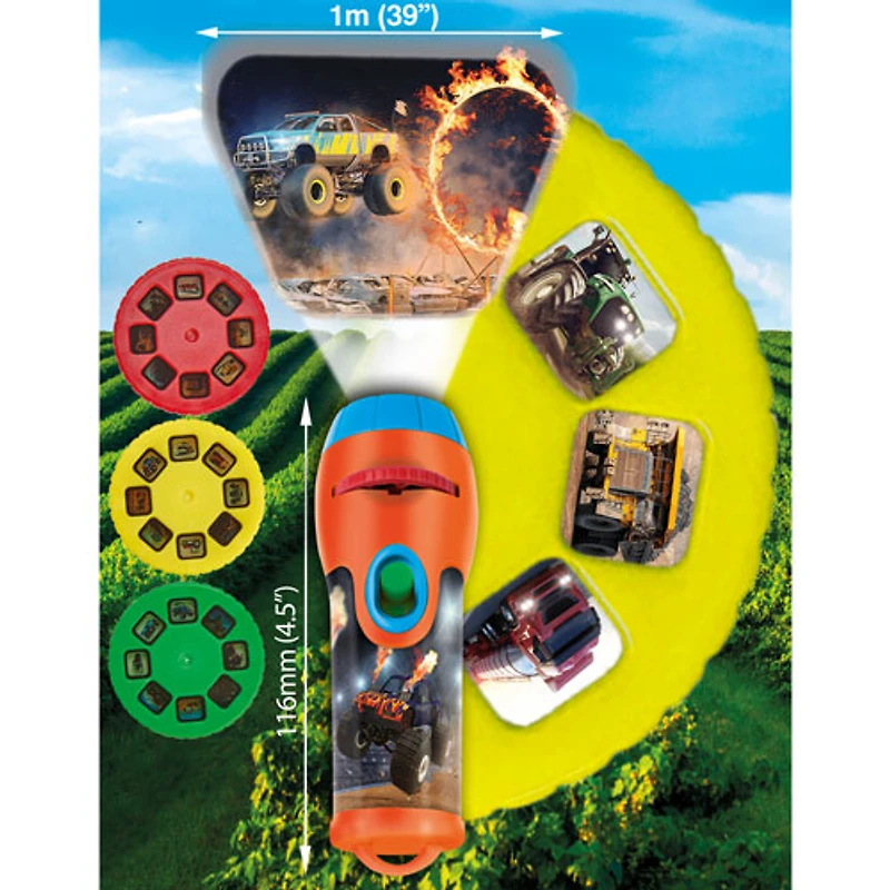 Brainstorm Tractor & Truck Torch & Projector