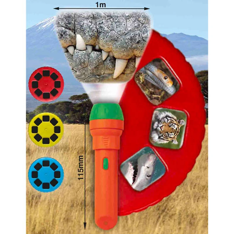 Lampe de poche et projecteur de prédateurs redoutables de Brainstorm