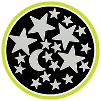 Brainstorm Cosmic Moon & Stars Ceiling Glow Stars - Glow - 20 Pieces