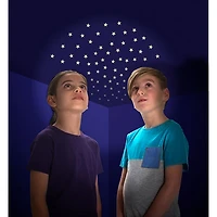 Brainstorm Starry Night Ceiling Glow Stars - Glow - 60 Pieces
