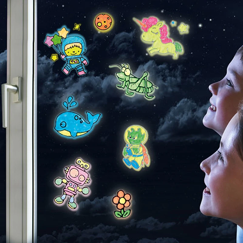 Brainstorm Glow Window Art