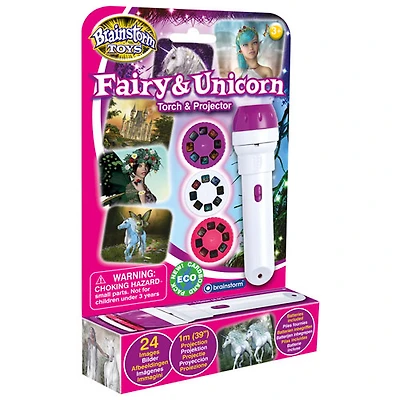 Lampe de poche et projecteur de fées et de licornes de Brainstorm