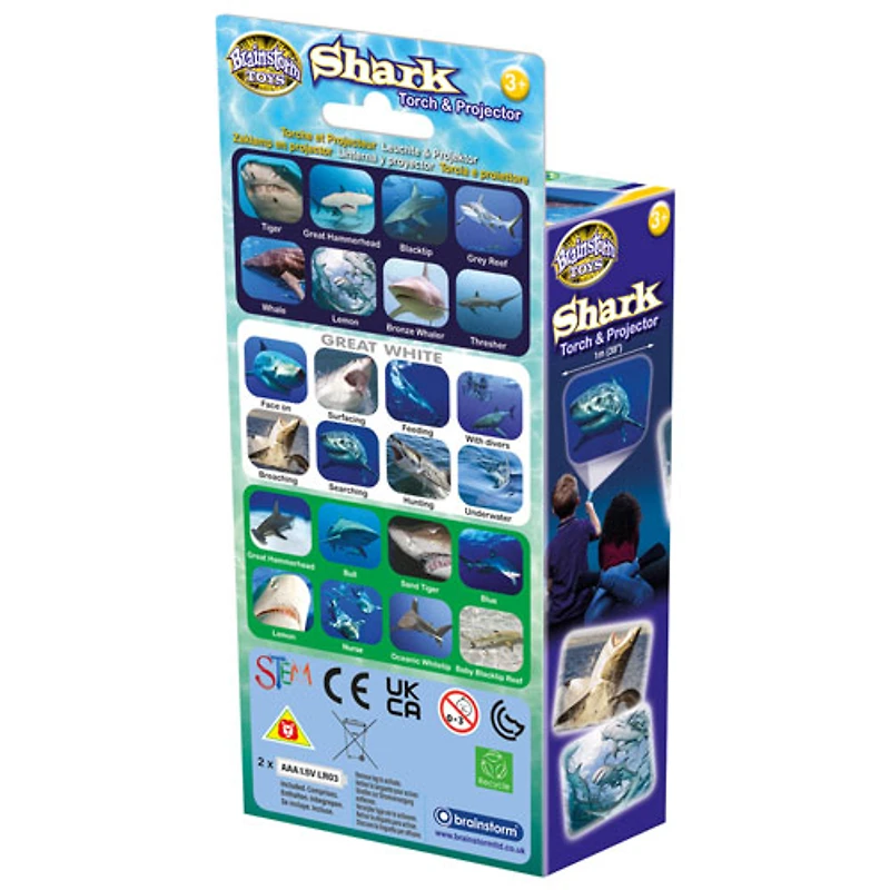Lampe de poche et projecteur de requins de Brainstorm