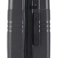 Bugatti Luxor 3-Piece Hard Side Expandable Luggage Set - Black - Only at Best Buy