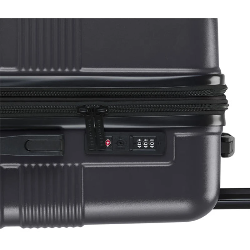 Bugatti Luxor 3-Piece Hard Side Expandable Luggage Set - Black - Only at Best Buy