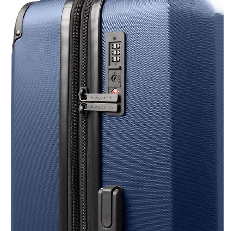 Ensemble de 2 valises rigides extensibles et sac à dos New York de Bugatti - Bleu marine