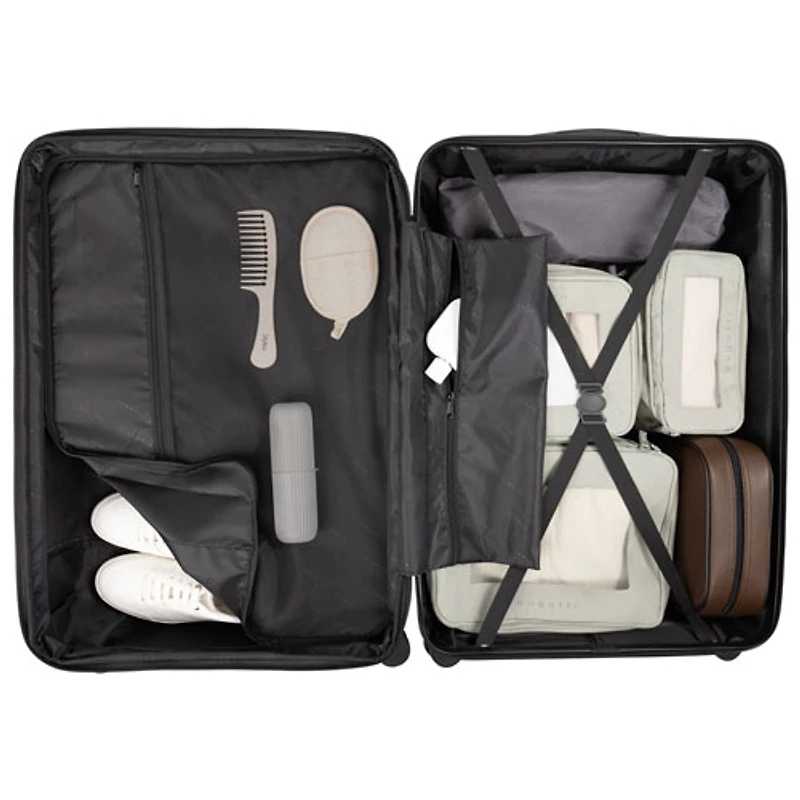 Ensemble de 2 valises rigides extensibles et sac à dos New York de Bugatti - Gris