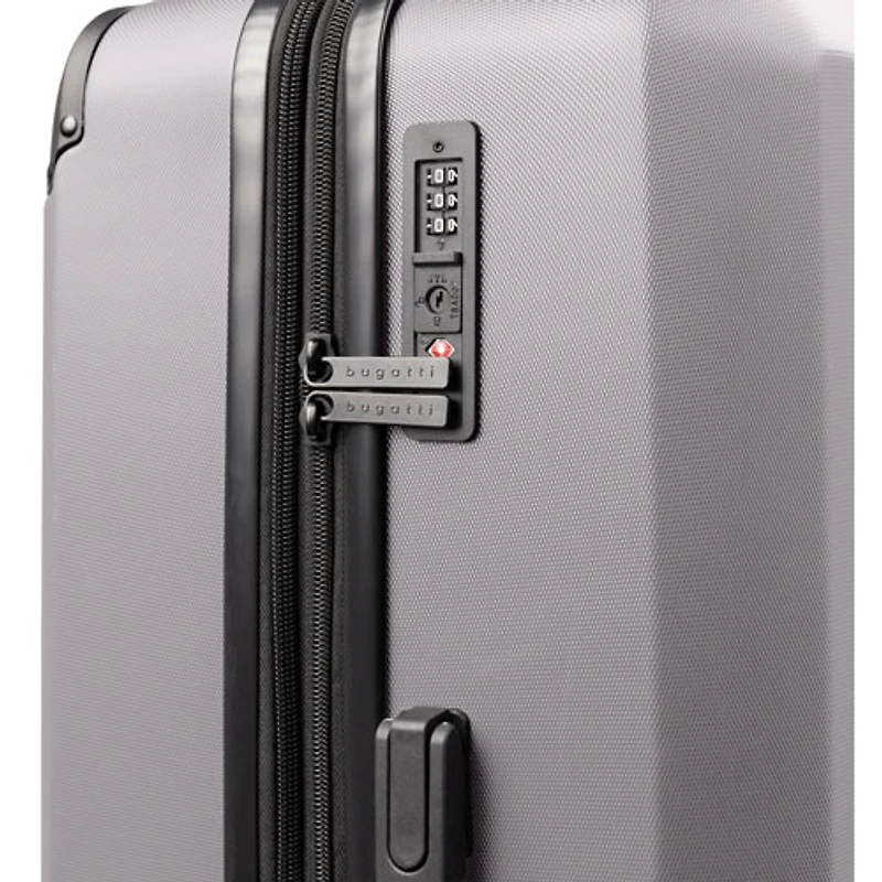 Ensemble de 2 valises rigides extensibles et sac à dos New York de Bugatti - Gris