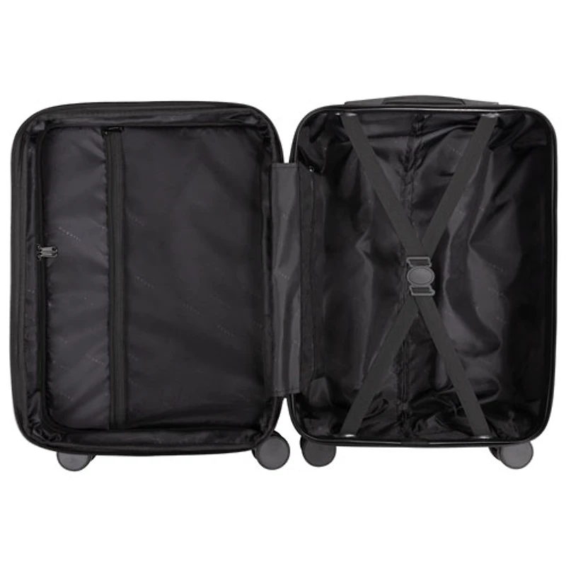Bugatti New York 2-Piece Hard Side Expandable Luggage Set & Backpack - Forged Iron