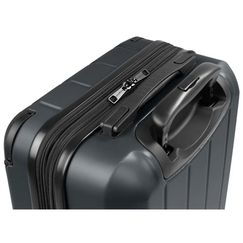 Bugatti New York 2-Piece Hard Side Expandable Luggage Set & Backpack - Forged Iron