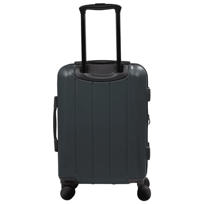 Bugatti New York 2-Piece Hard Side Expandable Luggage Set & Backpack - Forged Iron