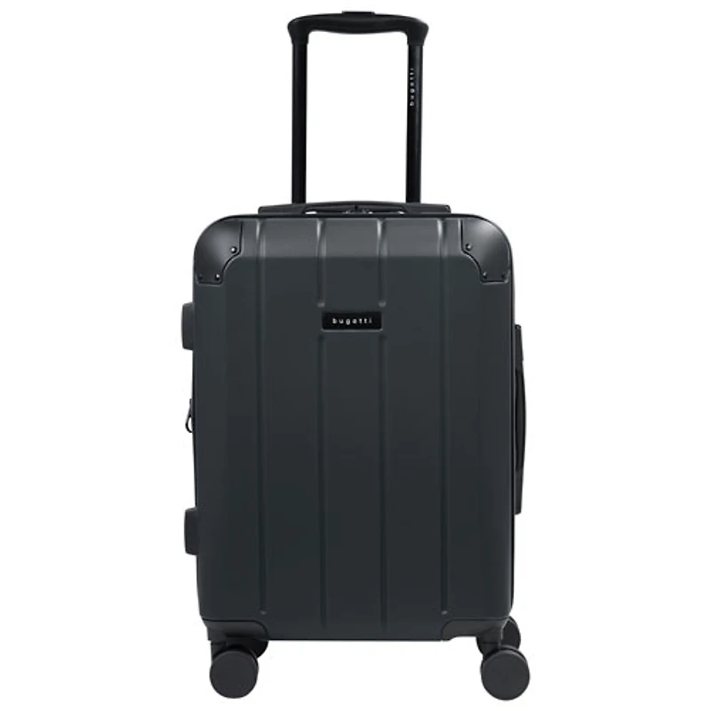 Bugatti New York 2-Piece Hard Side Expandable Luggage Set & Backpack - Forged Iron