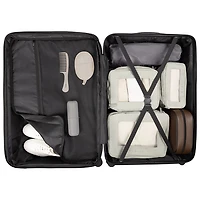 Bugatti New York 2-Piece Hard Side Expandable Luggage Set & Backpack - Forged Iron