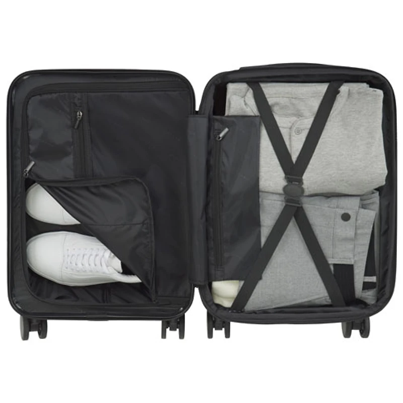 Ensemble de 3 valises rigides extensibles Barcelona de Bugatti - Kaki - Exclusivité de Best Buy
