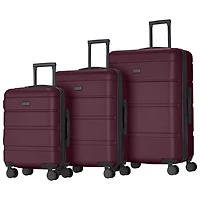Bugatti Barcelona 3-Piece Hard Side Expandable Luggage Set - Fig - Only at Best Buy