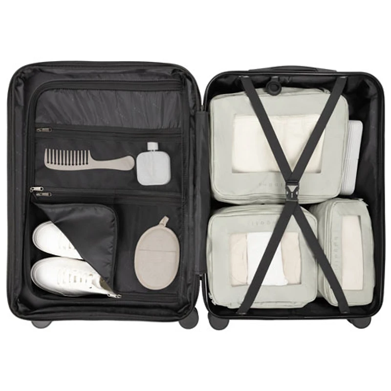 Bugatti Windsor 2-Piece Hard Side Expandable Luggage Set - Charcoal - Only at Best Buy