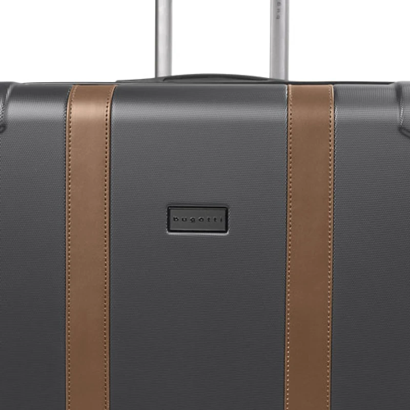 Bugatti Windsor 2-Piece Hard Side Expandable Luggage Set - Charcoal - Only at Best Buy