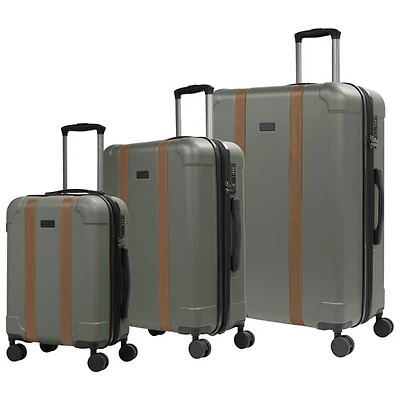 Ensemble de 3 valises rigides extensibles Windsor de Bugatti - Kaki - Exclusivité de Best Buy