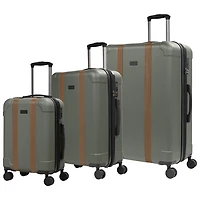 Ensemble de 3 valises rigides extensibles Windsor de Bugatti - Kaki - Exclusivité de Best Buy