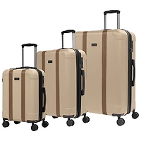 Bugatti Windsor 3-Piece Hard Side Expandable Luggage Set - Cream