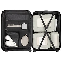 Bugatti Windsor 3-Piece Hard Side Expandable Luggage Set - Cream