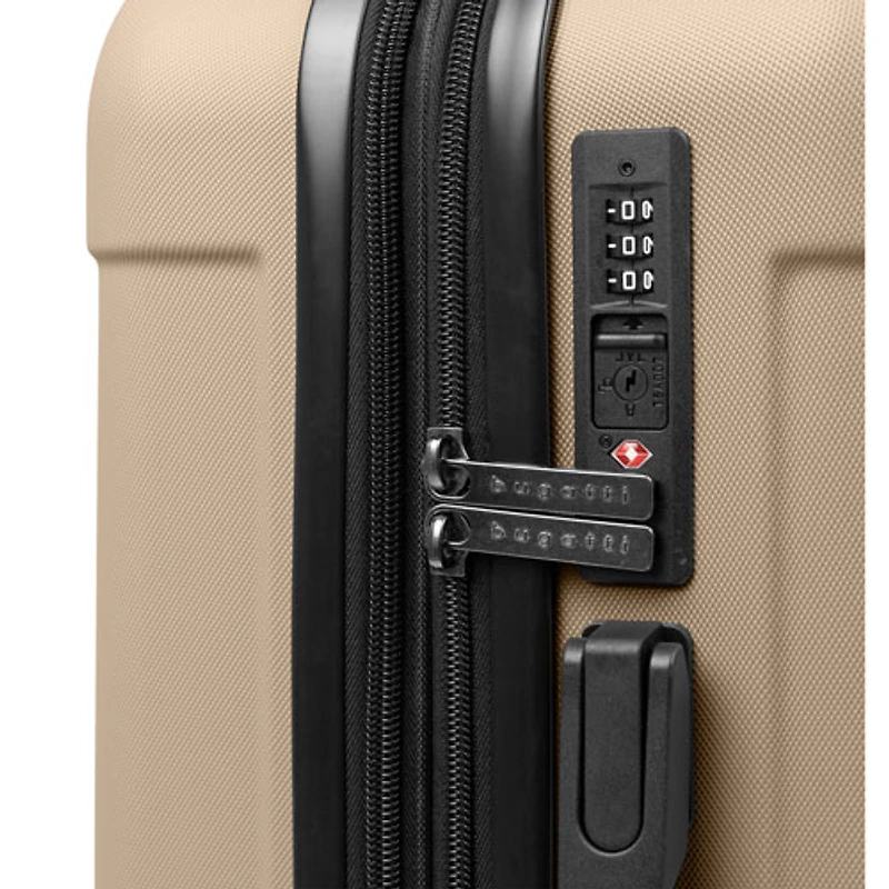 Bugatti Windsor 3-Piece Hard Side Expandable Luggage Set - Cream