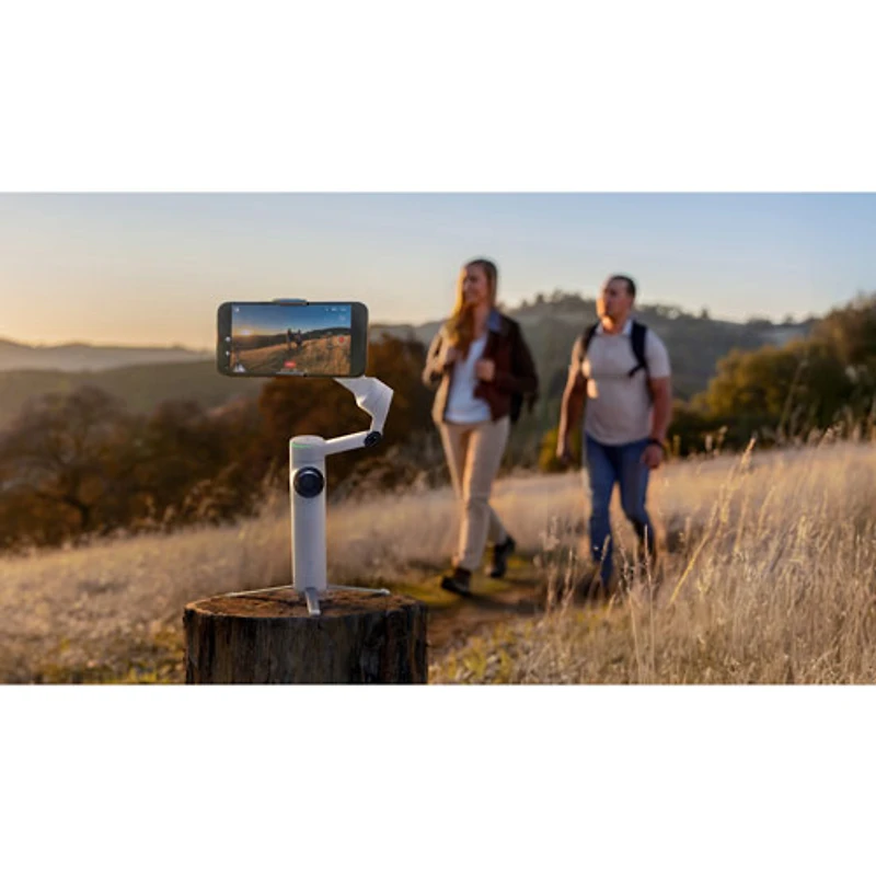 Stabilisateur à cardan pour téléphone intelligent Flow 2 Pro d'Insta360 - Gris