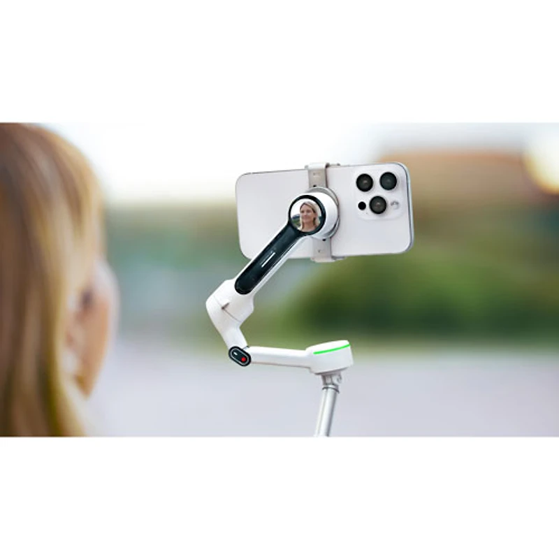 Stabilisateur à cardan pour téléphone intelligent Flow 2 Pro d'Insta360 - Gris