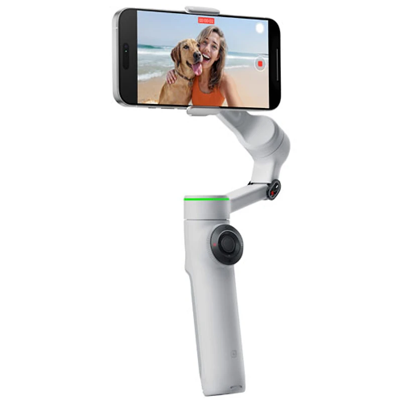 Stabilisateur à cardan pour téléphone intelligent Flow 2 Pro d'Insta360 - Gris