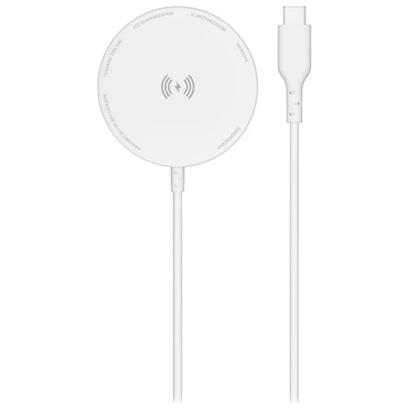 Chargeur sans fil 10 W de Best Buy Essentials (BE-WLESS10WW-C) - Blanc - Exclusivité de Best Buy