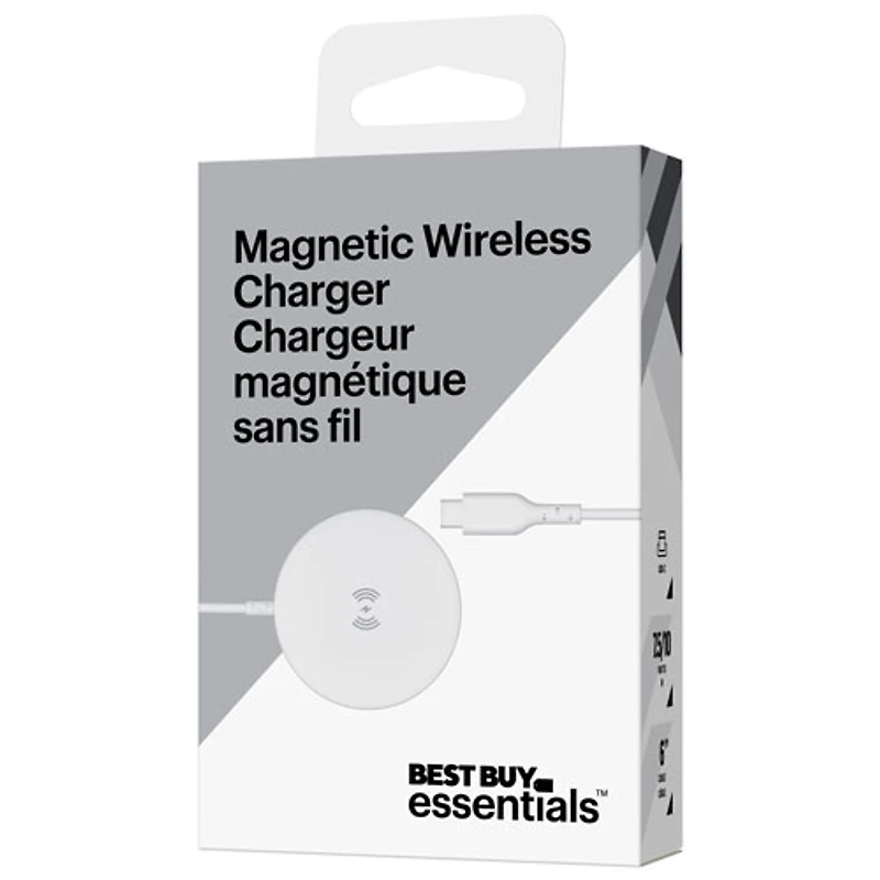 Chargeur sans fil 10 W de Best Buy Essentials (BE-WLESS10WW-C) - Blanc - Exclusivité de Best Buy