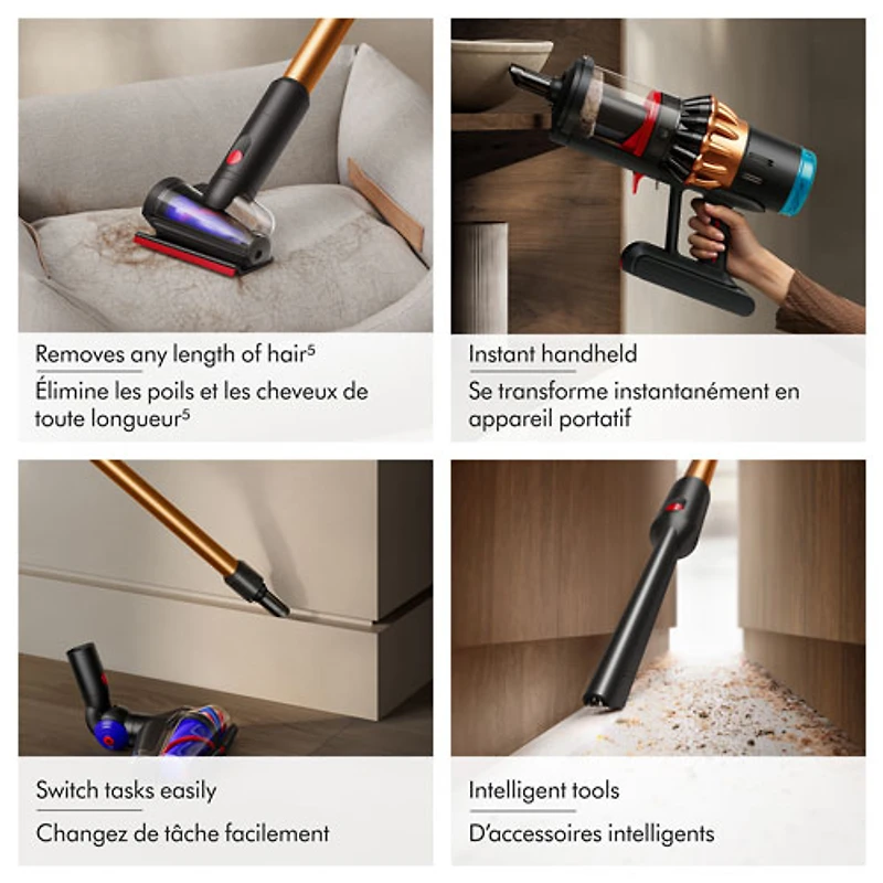 Dyson Piston Animal DS60 Cordless Bagless Stick Vacuum - Black/Bright Copper - Exclusive Retail Partner