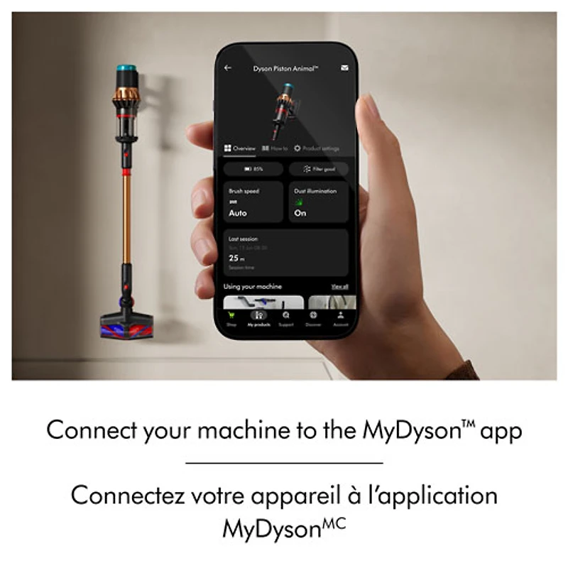Dyson Piston Animal Submarine DS60 Wet & Dry Cordless Bagless Stick Vacuum - Black/Bright Copper- Exclusive Retail Partner