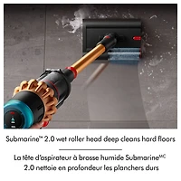 Dyson Piston Animal Submarine DS60 Wet & Dry Cordless Bagless Stick Vacuum - Black/Bright Copper- Exclusive Retail Partner