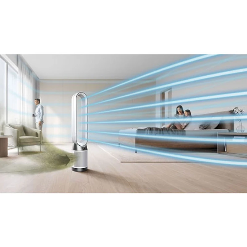 Purificateur d'air vertical à froid PC1 de Dyson avec filtre HEPA - Blanc