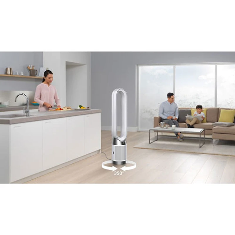 Purificateur d'air vertical à froid PC1 de Dyson avec filtre HEPA - Blanc