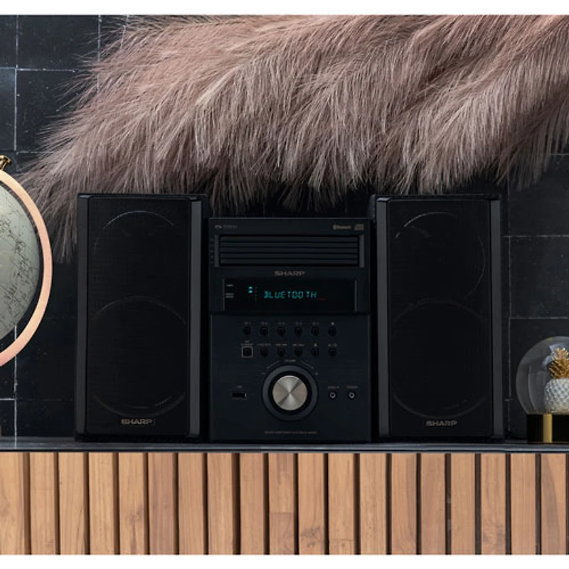 Système de micro-composants Bluetooth à 5 disques XL-BH250GL de Sharp