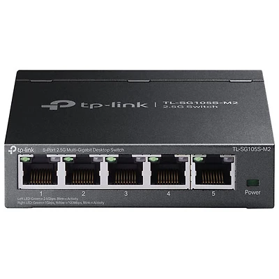 Commutateur à 5 ports 2,5 Gb de TP-Link (TL-SG105S-M2)