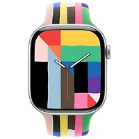 Bracelet sport pour Apple Watch de 46 mm - Édition Fierté - Moyen/Grand 160-210 mm