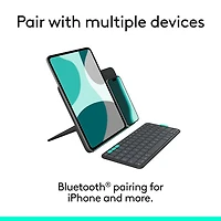 Étui-clavier Flip Folio de Logitech pour iPad Pro de 11 po (M4)/Air de 11 po (M2/M3)/iPad Air (5e génération) - Graphite