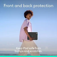 Étui-clavier Flip Folio de Logitech pour iPad Pro de 11 po (M4)/Air de 11 po (M2/M3)/iPad Air (5e génération) - Graphite