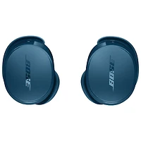 Écouteurs boutons Bluetooth à suppression du bruit QuietComfort de Bose - Bleu crépuscule