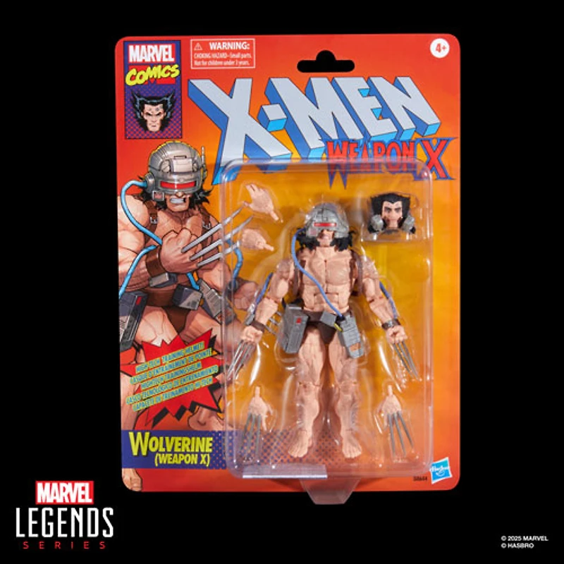 Hasbro Marvel Legends Series - Wolverine (Weapon X) Action Figure
