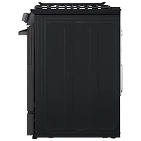 Cuisinière à gaz encastrable de 30 po à 5 brûleurs et à four à convection véritable de 6,3 pi³ de LG (LSGL6335Z) - Inox noir