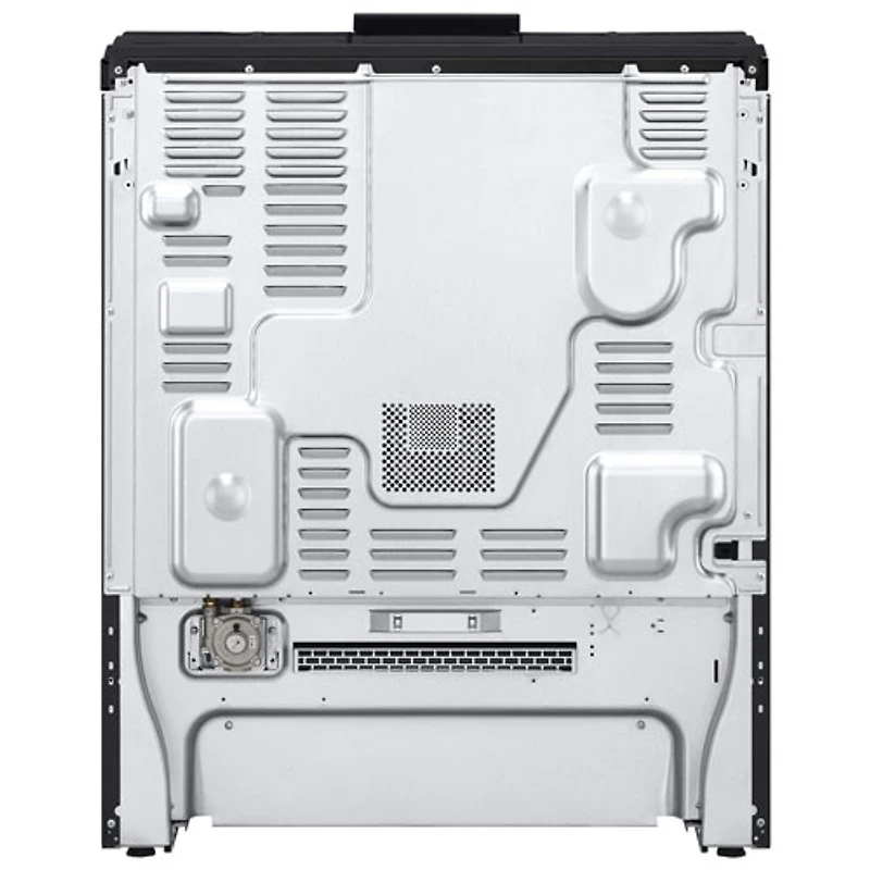 Cuisinière à gaz encastrable de 30 po à 5 brûleurs et à four à convection véritable de 6,3 pi³ de LG (LSGL6335Z) - Inox noir