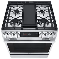LG 30" 6.3 Cu. Ft. True Convection 5-Burner Slide-In Gas Range (LSGL6335X) - Stainless Steel