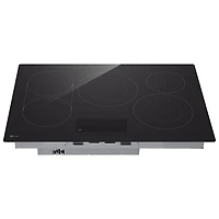 LG ThinQ 30" 5-Element Electric Cooktop (CBEW3017BE) - Black Ceramic
