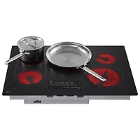 LG ThinQ 30" 5-Element Electric Cooktop (CBEW3017BE) - Black Ceramic