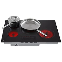 Surface de cuisson électrique de 30 po à 4 éléments ThinQ de LG (CBEW3013BE) - Céramique noire